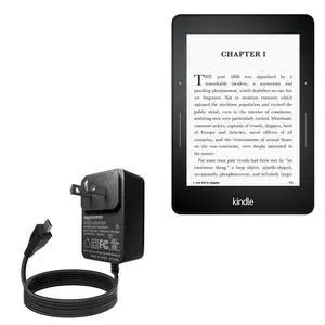 BoxWave Charger Compatible with Amazon Kindle Paperwhite (3rd Gen 2015) - Wall Charger Direct (15W), Rapid Charge Your Device with Built-in 3ft Cable