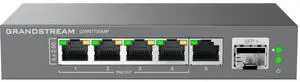 Grandstream GWN7700MP | 6-Port Multi-Gigabit Ethernet Unmanaged PoE Switch | 2.5G Bandwidth | Plug & Play | Desktop/Wall-Mount | Fanless Metal Design