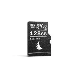 Angelbird AV PRO microSD V30 128 GB - microSDXC UHS-I A2 Memory Card (incl. SD Card Adapter) - up to 6K - for Drones, Action Cams, Smartphones, Gaming