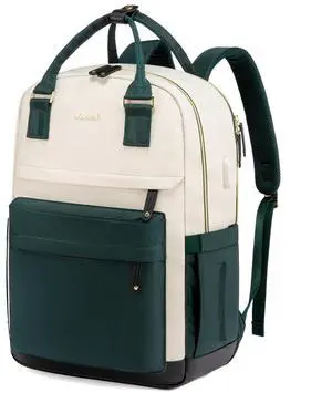 LOVEVOOK Travel Laptop Backpack Women, 17.3 Inch Anti-theft Laptop Bag with USB Port, Fashion Waterproof Computer Backpacks Teacher Nurse Backpack Purse for College School Work