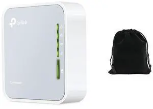 TP-Link AC750 Wireless Travel Router TL-WR902AC  Dual Band 2.4GHz/5GHz Wi-Fi, Portable Nano Design, USB File Sharing & Charging, Multiple Modes: Router/Hotspot/Extender/AP, Includes Travel Pouch