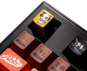 Akko 8th Anniversary Titanium Alloy Artisan Keycap Anodized Cherry Profile R4 Row, MX-Compatible Limited Edition for Custom Keyboards Akko 8th Anniversary Titanium Alloy Artisan Keycap Anodized Cherry Profile R4 Row, MX-Compatible Limited Edition for Custom Keyboards
