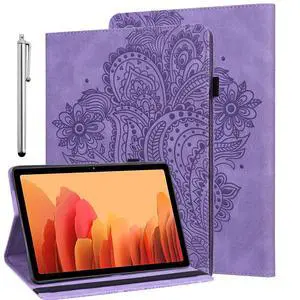 ALILANG Case for Google Pixel Tablet 10.95 inch 2023 with Stylus, Multiple Viewing Angles PU Leather Stand Flip Cover for Pixel Tablet Case-Purple