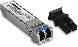 TRENDnet SFP+ Single Mode LC Module (20km), TEG-10GBS20, NDAA TAA Compliant, Data Rates up to 10.31Gbps, EMI Design, Lifetime Protection