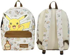 Pokémon Pikachu All-Over Print Characters 17" Adult Backpack