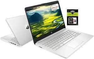HP 14" Student-Laptop, Intel Processor N150(Up to 3.6GHz) 8GB RAM 192GB Storage(128GB UFC + 64GB Ghost Manta SD Card) Computer with Wi-Fi 6 Win11 Natural Silver