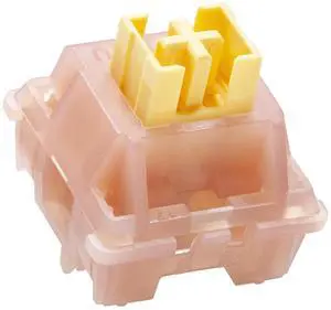 KPREPUBLIC Outemu Silent Peach V3 Switch Silent Lemon V3 Switch Linear Tactile Lime for Mechanical Keyboard POM PA66 Factory Lubed (OTM V3 Silent Peach No LiGuide Switch x90)
