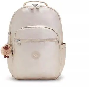 Kipling Women's Seoul 15" Laptop Backpack, Durable, Roomy with Padded Shoulder Straps, Built-In Protective Sleeve