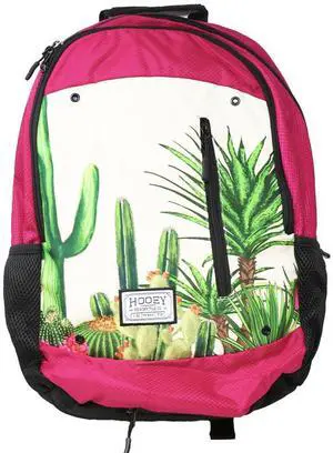 HOOEY Rockstar 20L Backpack - Compact Travel Backpack with Laptop Sleeve - Lightweight, Durable Daypack for Commuting, Hiking & Outdoor Use - Unisex Design (Pink)