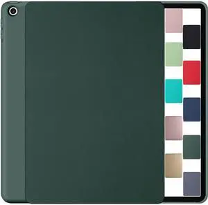 DuraSafe Cases for iPad 5th 2017 6th 2018 Gen 9.7 Inch [iPad 5 6 Gen ] A1893 A1954 A1822 A1823 Full Body Protective Soft Back Cover with Wake/Sleep Feature - Dark Green