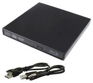 tengertang External Blu-ray DVD CD Drive USB 2.0 3D Blu-Ray Player Portable CD/DVD-ROM Burner BD-ROM for PC Compute Desktop Notebook