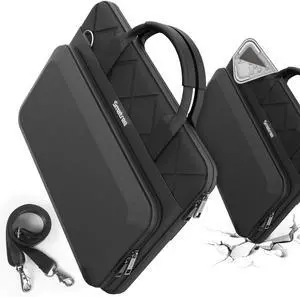 Smatree CityShield Laptop Shoulder Case for 15 inch Microsoft Surface Laptop 6/5/4/3, Case with External Accessory Pocket and Handle (MC05)