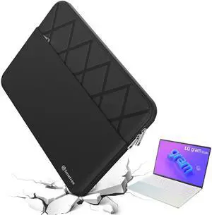 Smatree 16 inch Laptop Sleeve for LG Gram 16 or 2-in-1, for LG Gram Style 16 OLED, Protective Laptop Case with Accessory Pocket, YKK Zipper, Patented Super Corner Design (E619)