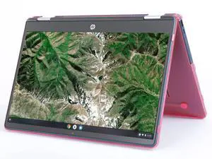 mCover Case Compatible for 2021~2022 14" HP Chromebook X360 14b-CB0000 Series Laptop Computers ONLY (NOT Fitting Any Other HP Models) - Pink
