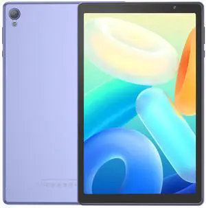 PRITOM Tablets 10 inch, TAB10 Android 14 Tablet, Quad-Core, WiFi, 32 GB, 6000mAh, HD IPS Display, Dual Camera, Bluetooth (Purple)