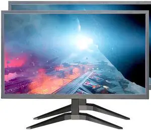 YOTETION 19 inch HD (1440x 900) Monitor,2Packs 60Hz Refresh Rate, HDMI x1, Small Thin Monitor for laptops, Computers and desktops,LED Display, VGA/HDMI Connection.