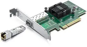 10GBase-T Transceiver with 10Gb SFP+ PCI-E Network Card, SFP+ Module Compatible for Cisco SFP-10G-T-S, Meraki MA-SFP-10G-T, MikroTik, Ubiquiti, Unifi, Netgear and More