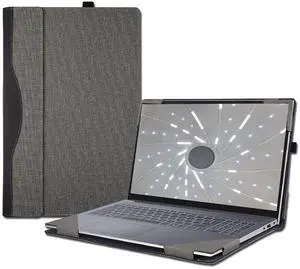 LIMIYUE Laptop Cover Case for HP OmniBook X Flip 16 inch NGAI 16-as 16-ar & for OmniBook7 Flip 16-au Sleeve,PU Leather Protective Shell Detachable Notebook PC Bag Accessories (Light Grey)