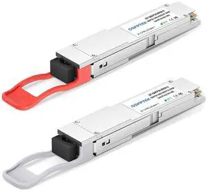 QSFPTEK 100GBASE-BX20 BiDi QSFP28 20km DDM LC SMF Transceiver Compatible for Cisco QSFP28-100G-BX20-D(1331nm-TX/1291nm-RX)/ QSFP28-100G-BX20-U(1291nm-TX/1331nm-RX)