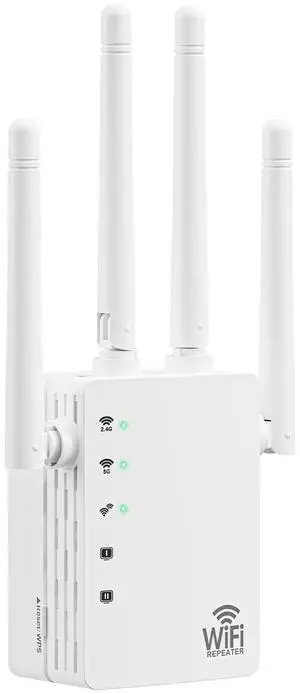 WiFi ExtenderWiFi Extenders Signal Booster - WiFi Repeater with 12880 Sq.ft Coverage 105 Deviceswith 1200Mbps Dual - Band 2.4G&5G1-Tap SetupSupports Ethernet Port,Faster Speed