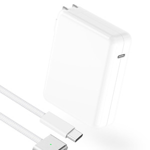 61W USB-C Fast Charger For MacBook Pro/Air – Includes 6.5ft Cable, White