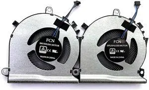 (2 Pack) CPU+GPU Cooling Fan Replacement for HP Pavilion Gaming 15-EC 16-A L77560-001 15-ec0001ne 15-ec0045AX 15-ec0002ng 15-ec0013dx 15-ec0751ms 15-ec0075ax 15-ec0001ne 16-a0075cl 16-a0032dx Pair Fan