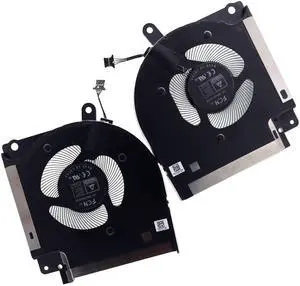 Deal4GO 12V/1A Main CPU Cooling Fan X63JW 0X63JW w/Graphics GPU Fan 9DNWT 09DNWT Replacement for Dell Alienware X17 R1, 17 R2 (Discrete GPU)