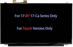 17.3" L22733-001 L22563-001 Touch Screen Replacement for HP 17-CA 17Z-CA 17-by 17T-by 17-BY0053CL 17-BY0010CY LCD Display HD+(1600 * 900)(Touch Version)