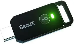 SecuX PUFido USB-C Security Key with PUF Technology, FIDO2/U2F Certified, Hardware-Rooted Unclonable Security for Passwordless Login and 2FA Authentication