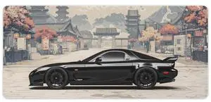QEOPGNE Car Large Mouse Pad Gaming Mousepad Rx7 Cool Black Sport Car JDM Japanese Desk Mat Big Mousepad Extended Keyboard Computer Pad 40X90cm QEOPGNE Car Large Mouse Pad Gaming Mousepad Rx7 Cool Black Sport Car JDM Japanese Desk Mat Big Mousepad Extended Keyboard Computer Pad 40X90cm