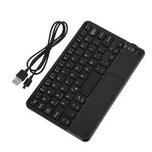 Estink Ultra-Thin Mini Bluetooth Keyboard, Digital Computer Keyboard, Long Standby Time of 90 Hours, with Touchpad, for PC Android Tablet