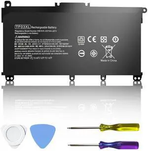 TF03XL 920070-855 920046-421 Battery for Hp Pavilion X360 15-CC123CL 17-AR050WM 14M-CD0003DX 14M-CD0001DX 14M-CD0XXX 15-CC060WM 15-CC023CL 15-CC050WM 15-CD040WM 15-CC1XX 15-CD 15-CC 14-BF 920046-121