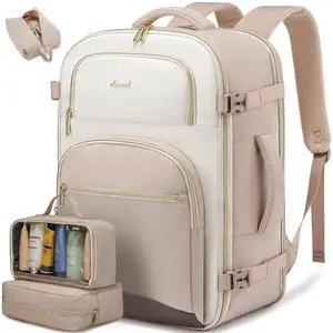 LOVEVOOK Travel Essentials Carry on Backpack 40L Travel Backpack for Women Men,Waterproof TSA Personal Item Travels Bag Airline Flight Approved,Large Carry on Luggage Laptop Backpack with Packing Cube