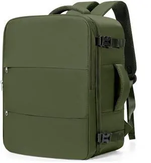 UPPACK Travel Backpack For Women Men Carry on Backpack Luggage Flight Approved Personal item Travel Bag Essentials Mochila de viaje Laptop Backpack Large Olive Green