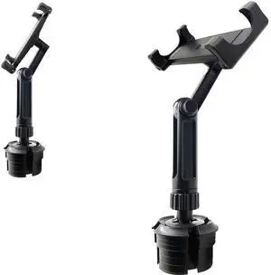 ChargerCity LongArm Xtreme Tablet Beverage Drinks Cup Holder Mount for All Tablet Like Apple iPad PRO Air Mini Galaxy Tab Surface Pro Slate