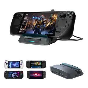 AVerMedia Xtra Go  Standalone USB-C Capture Card to SD Card, 4K30/1080p120 Recording, HDMI 4K60 Output  Charging Dock for Steam Deck, Switch 2, ROG Ally, Legion Go, iPad