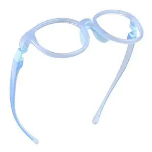 LifeArt Kid Blue Light Blocking Glasses, Filter 85% of Harmful Blue Light, Anti Eyestrain and Blurry, Computer Glasses, Cut UV400 Anti Glare(Blue)