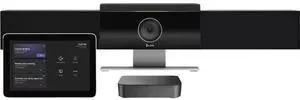 Poly Studio Small/Medium Room Kit for Poly PC Room Solution - Poly Studio Video Bar & Poly GC8 Touch Controller - Automatic Camera Framing - 4K Display - Noise Blocking Technologies - PC Not Included