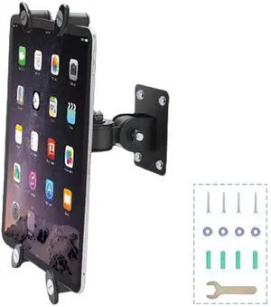 GSRUAN Tablet Wall Mount, Suitable for 7 to 13 inch Tablet PCs, Homes, Classrooms, Medical Places, Business Black