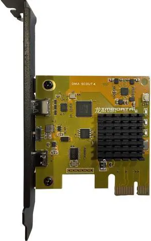 IMMORTAL XC7 DMA Card  Direct Memory Access Card USBC/PCIe PCILeechCompatible FPGA Up to275MB/s Artix7 XC7A35T USB FirmwareFlashable Xilinx FPGA DMA Development Board  DMA Scout