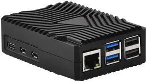 iUniker Metal Case for Raspberry Pi 5, Heavy Duty Passive Aluminum Case Compitable with Raspberry Pi 5 Heatsink Cooler for Pi 5 16GB/8GB/4GB/2GB