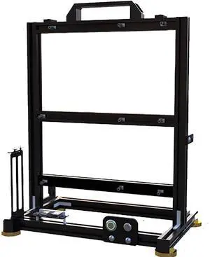 PC Test Bench Open Frame Computer Case, DIY Motherboard Case Rack Aluminum Chassis Support ITX/MATX/ATX(ATX) 120 240 360 Liquid Cooling Vertical Overclocking