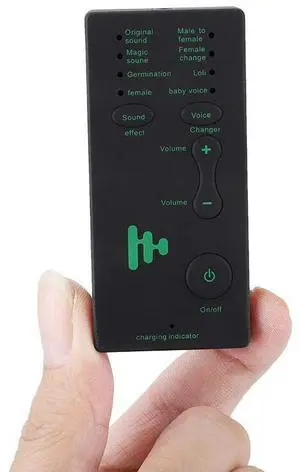 Voice Changer for Broadcast/Game,Portable Sound Card Sound Changer Mini Live Broadcast Voice Disguiser Live Broadcast Sound Card Fit for Mobile Phone/PC/Laptop/Games