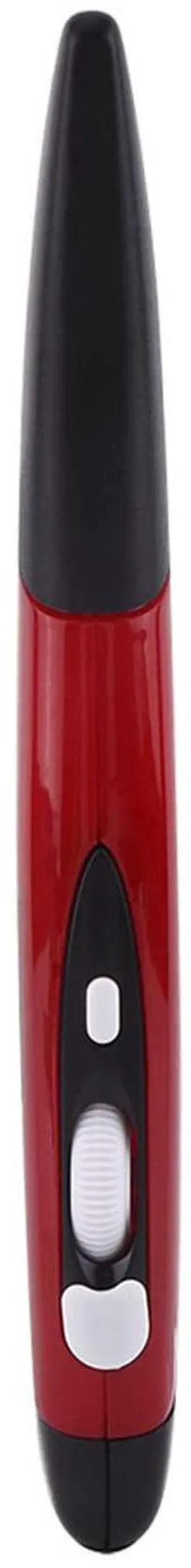 Yoidesu Mouse 2.4GHz Optical Pen Long 3 Year Battery Life for Computers Laptop (Red)