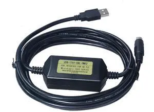 Washinglee Programming Cable Compatible for Allen Bradley PLC Micrologix 1000 1100 1200 1400 1500 Series, for 1761-CBL-PM02 Replacement, 6 FT