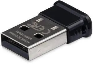 StarTech.com Bluetooth Adapter - Mini USB Adapter - Bluetooth 2.1 - Class 1 EDR - Bluetooth Receiver (USBBT1EDR2)