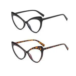 YAMEIZE Blue Light Blocking Glasses for Women - Men Retro Cat Eye Anti Eye Strain Eyeglasses Computer Gaming Glasses