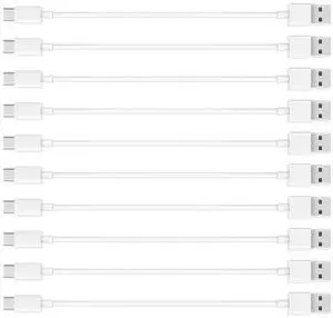 10 Pack i Phone 17 Car Carplay Cable USB A to USB Type C Charging Charger for iPhone 17 Air/16E 16 15 Pro Max Plus Data Cord iPad 13 a16 2025 Pro 12.9, Air 5 4 Mini 6,Samsung Galaxy Tab A7 A8 A9 S9 S8