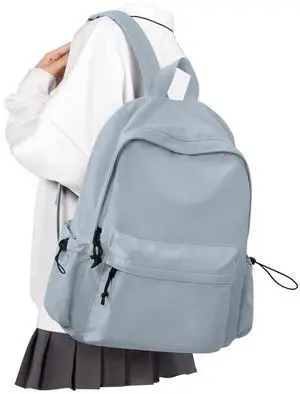 VECAVE School Backpack Blue Waterproof Bookbag Casual Lightweight Travel Rucksack Daypack Backpacks for Men Women College High School Bags backpack for Boys Girls Teens