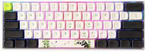 MOLGRIA GK023 60 Percent Wired Mechanical Keyboard, Hot-Swappable RGB Backlit Compact 61 Keys Gasket Keyboard with USB-C Wire for Laptop/PC and Gaming(Panda)